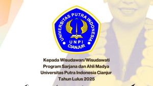 Selamat Para Wisudawan/Wisudawati Program Sarjana dan Ahli Madya Universitas Putra Indonesia Tahun Lulus 2025